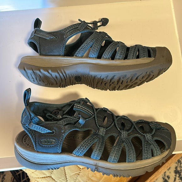 Keen Whisper Sandal smoke blue women’s size 10 EUC - Picture 2 of 16